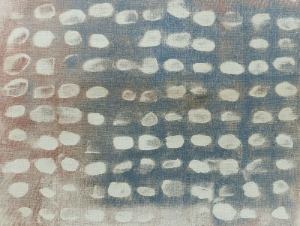 Blurred White Dot Grid