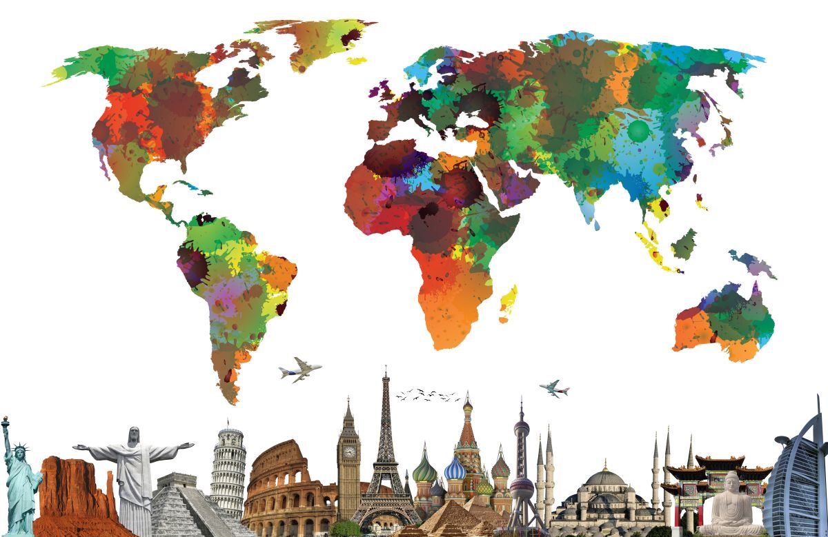 Color Splash World Map