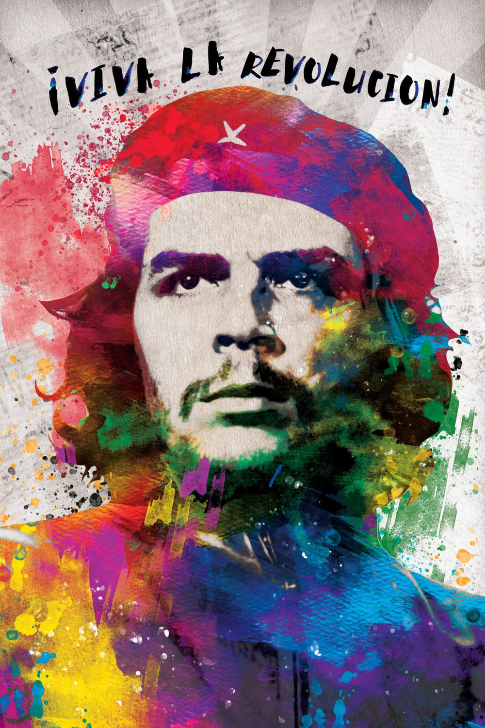 Che Guevara Paint Splash