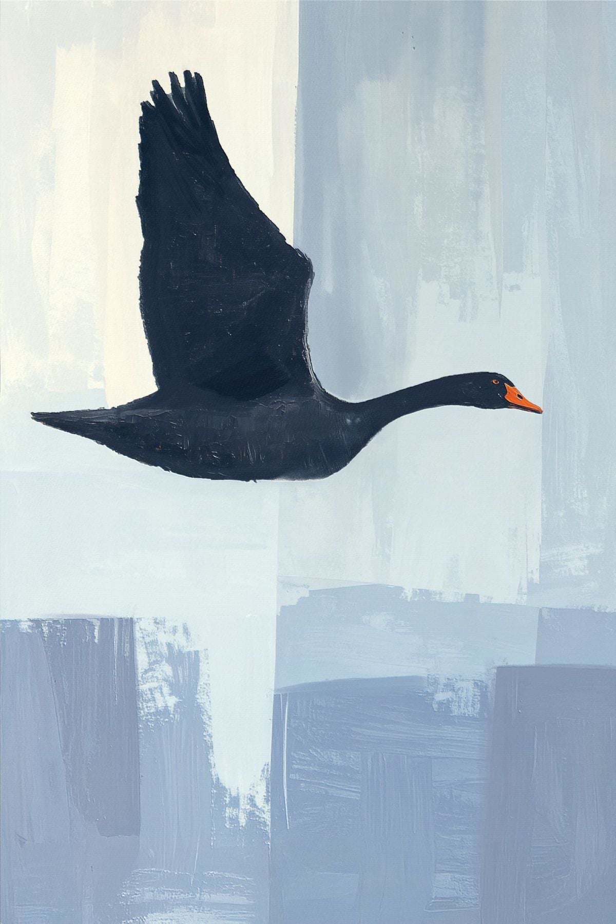 Flying Black Swan