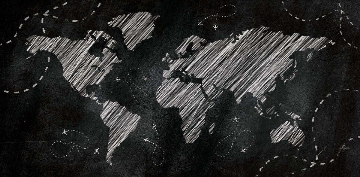 Chalk Streaks World Map