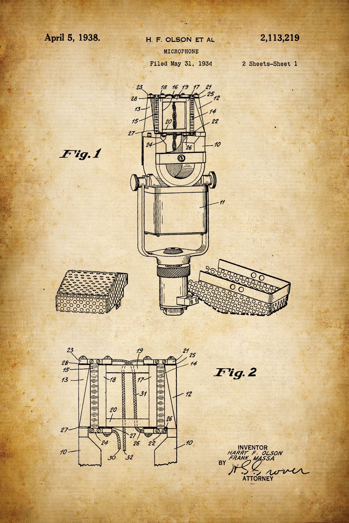 Microphone Patent