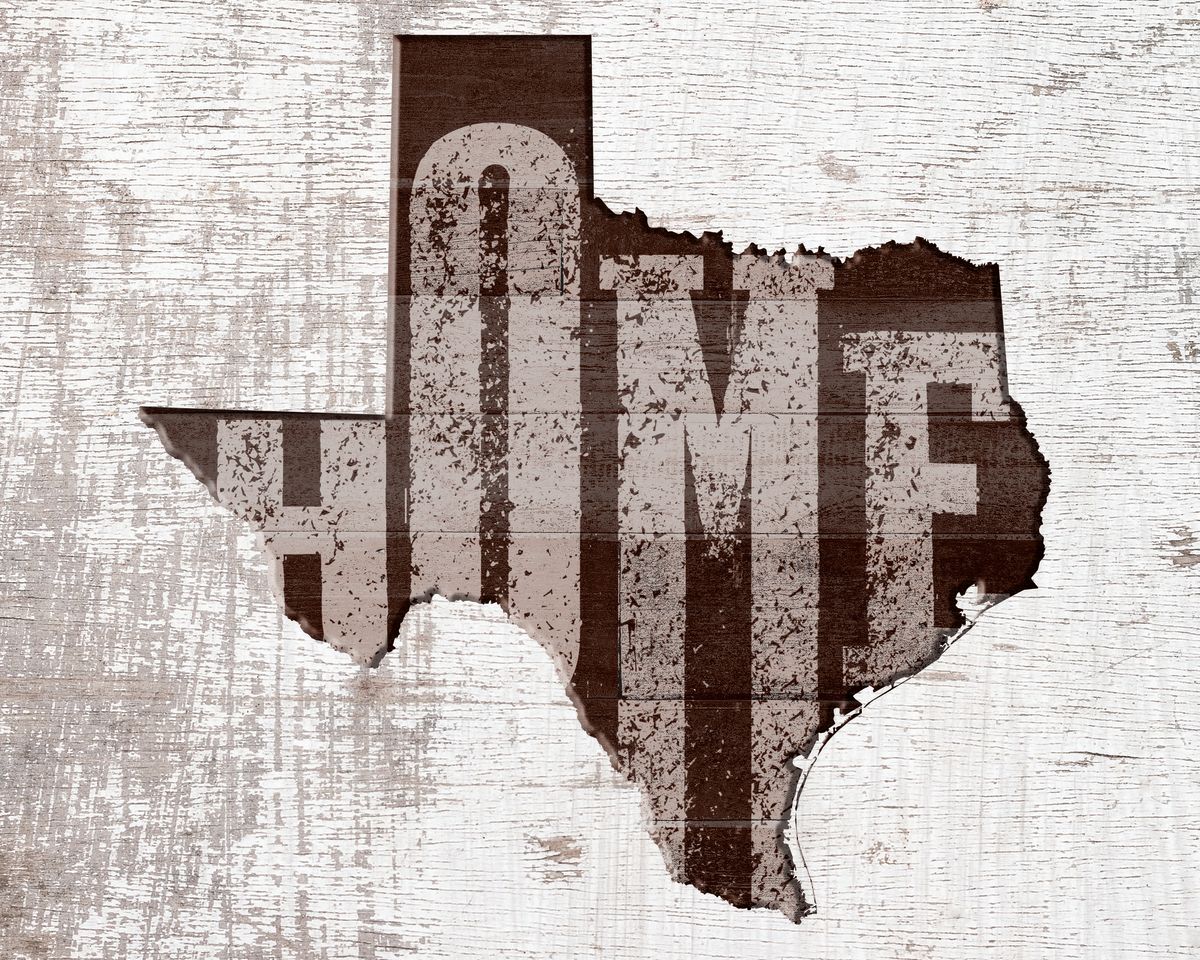 Texas Grunge Home Map