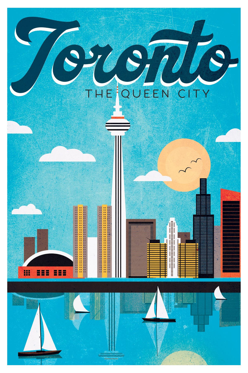Toronto Tourism Vintage Poster