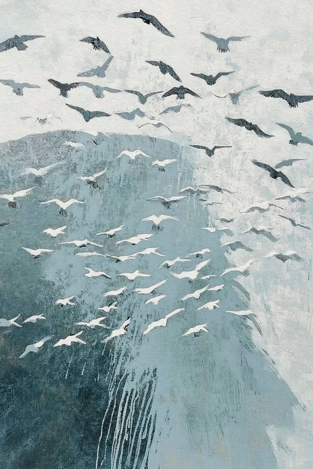 Migrating Flock Of Birds