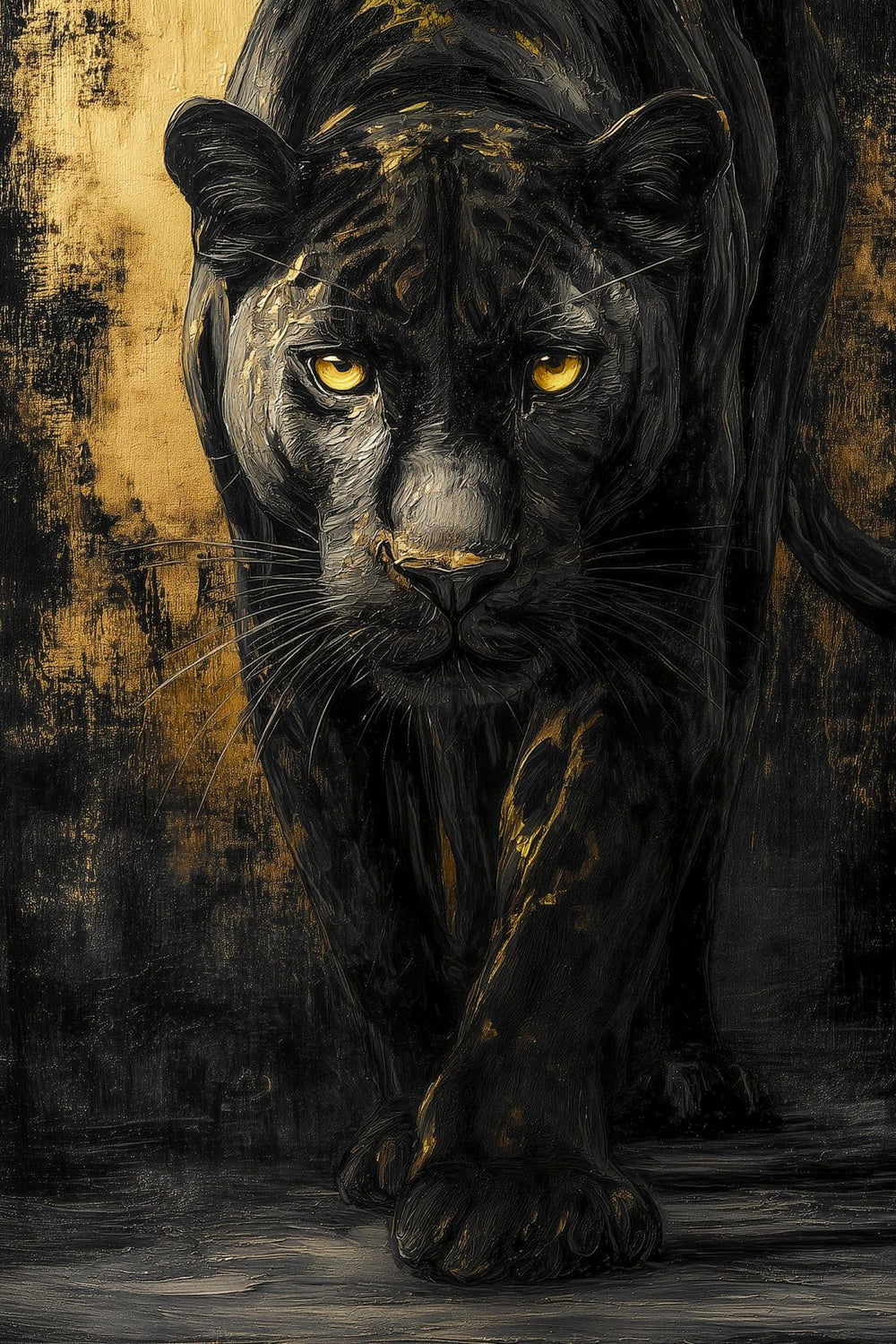 Black Panther's Golden Aura