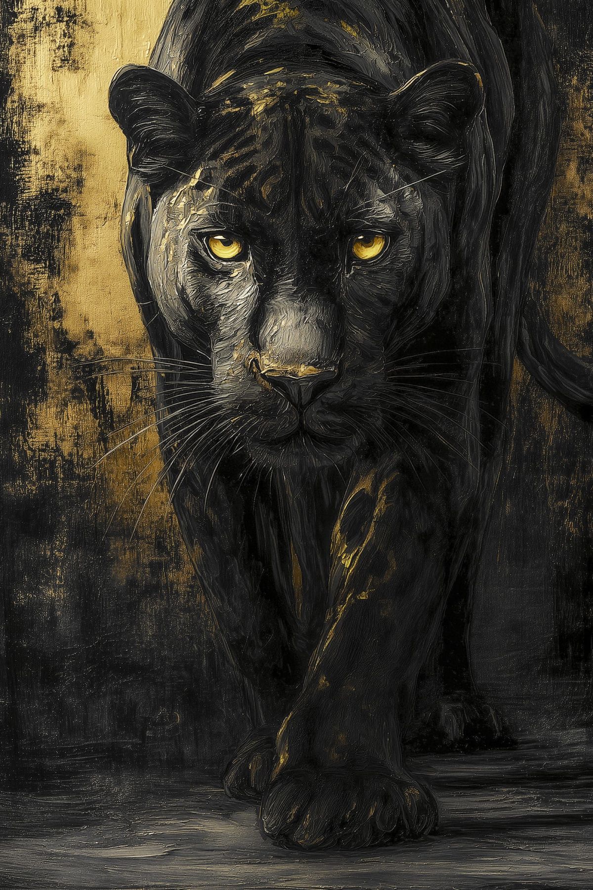 Black Panther's Golden Aura