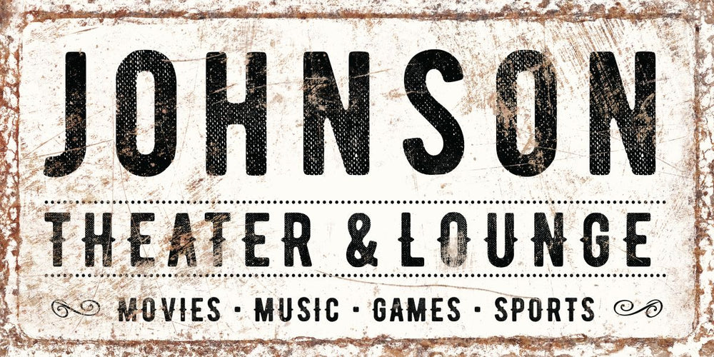 Johnson Theater Typography