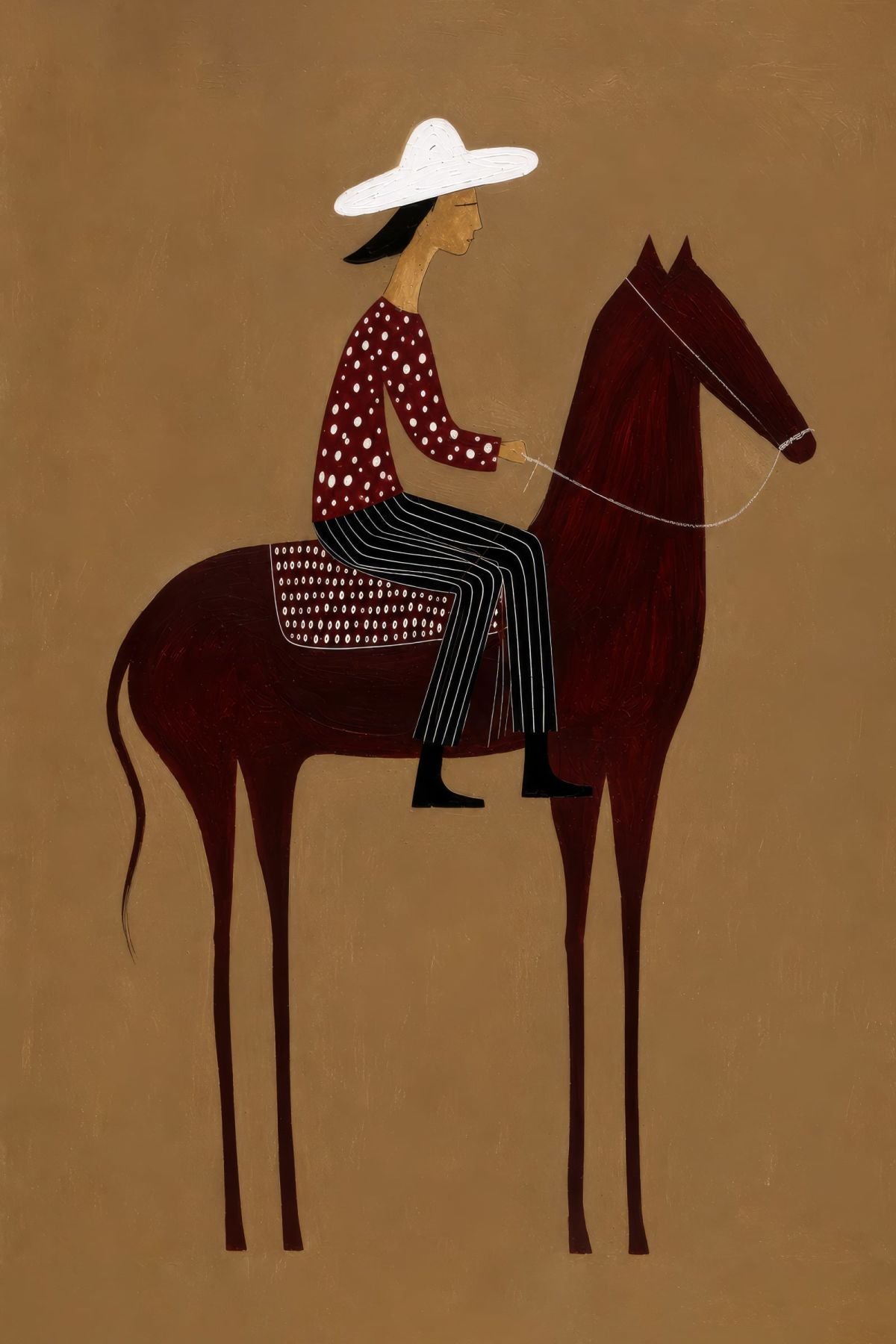 Cowgirl on Horse