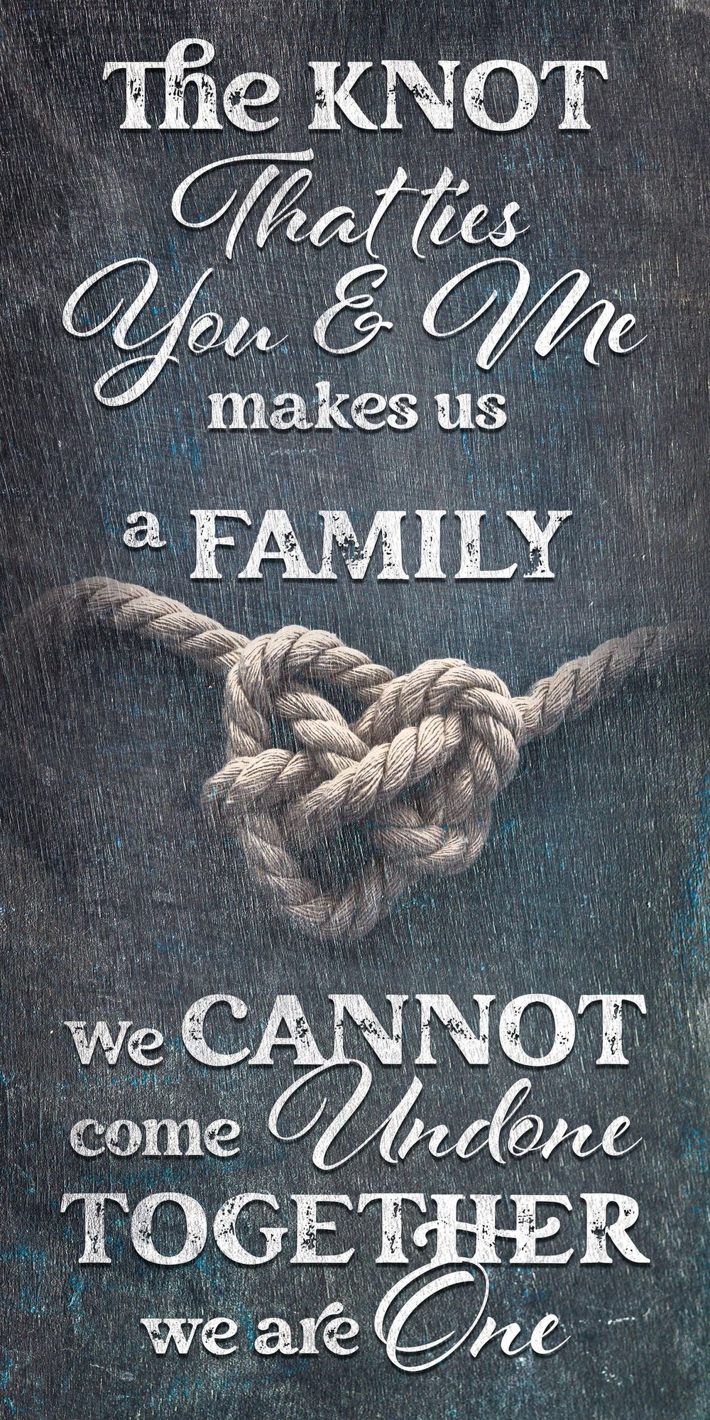 Family Knot Typography