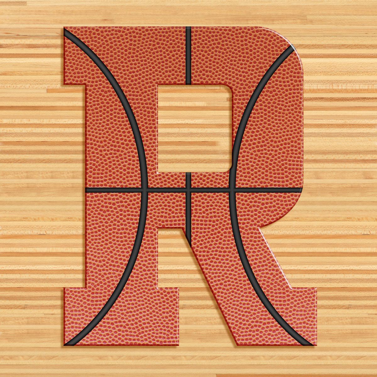 Basketball Letter R