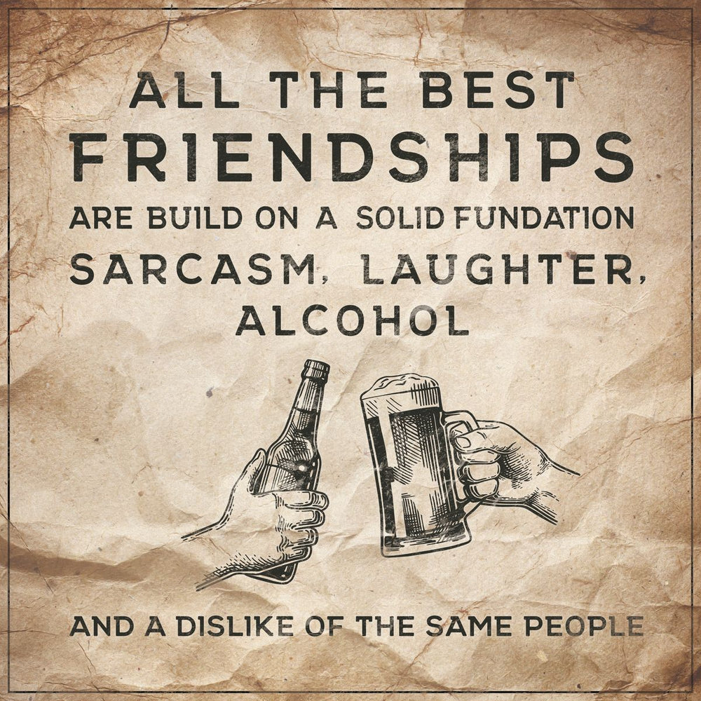Sarcasm Laughter Alcohol Quote