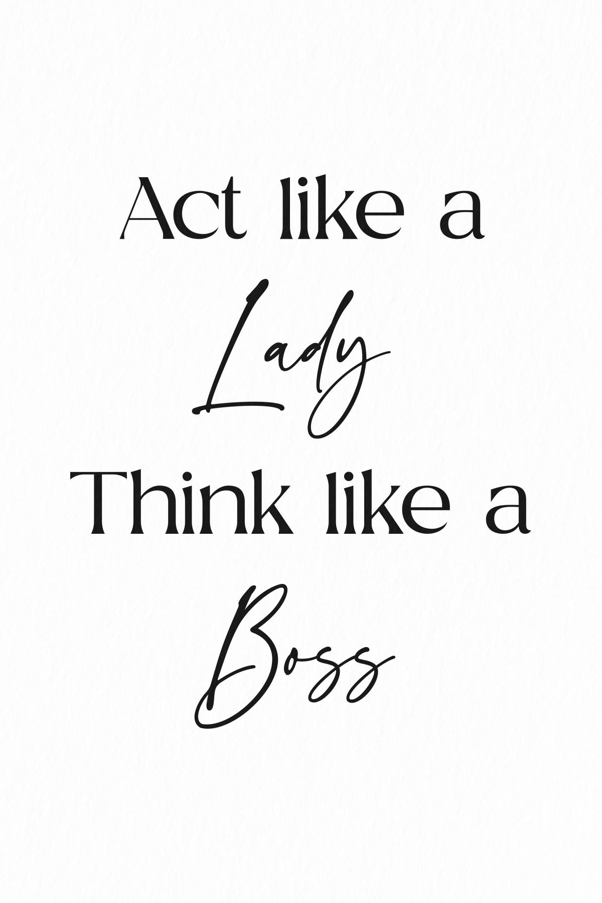 Lady Boss