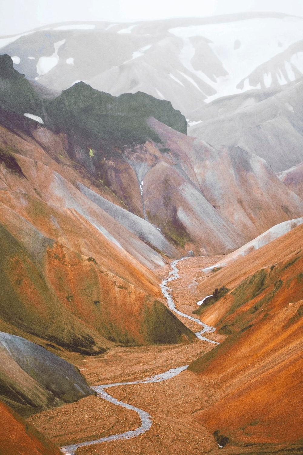 River Between Mountains
