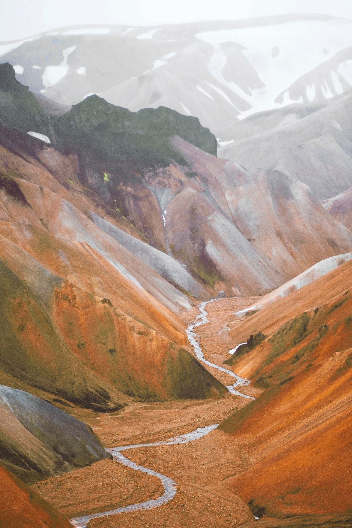 River Between Mountains
