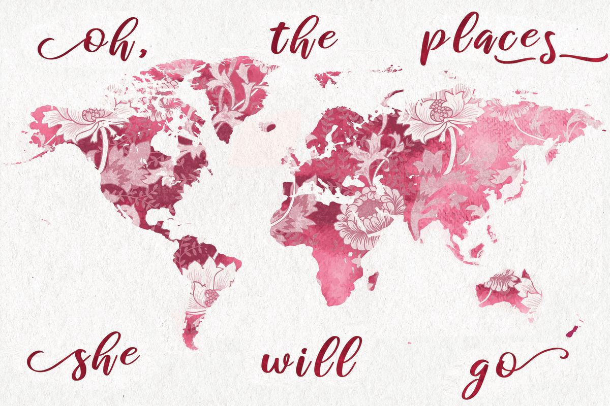 Places She Will Go World Map
