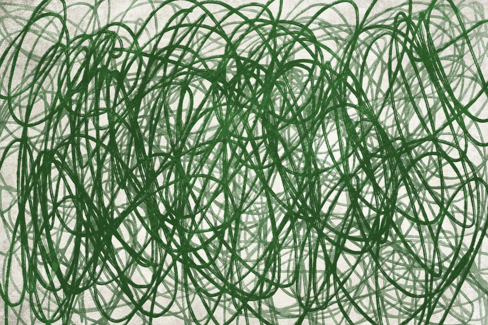 Chaotic Green Scribbles