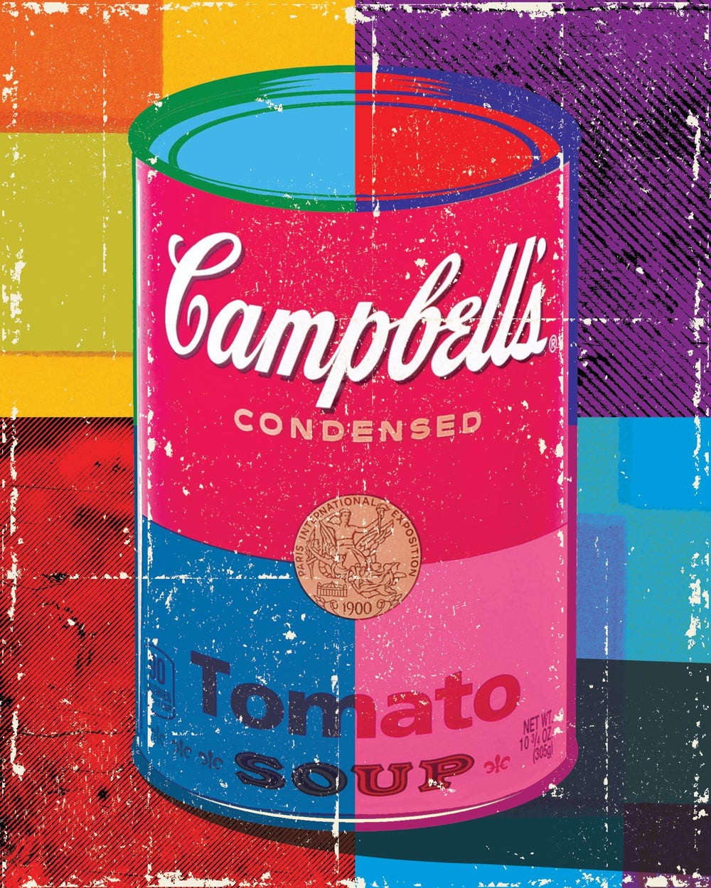 Grunge Campbell's Soup Can