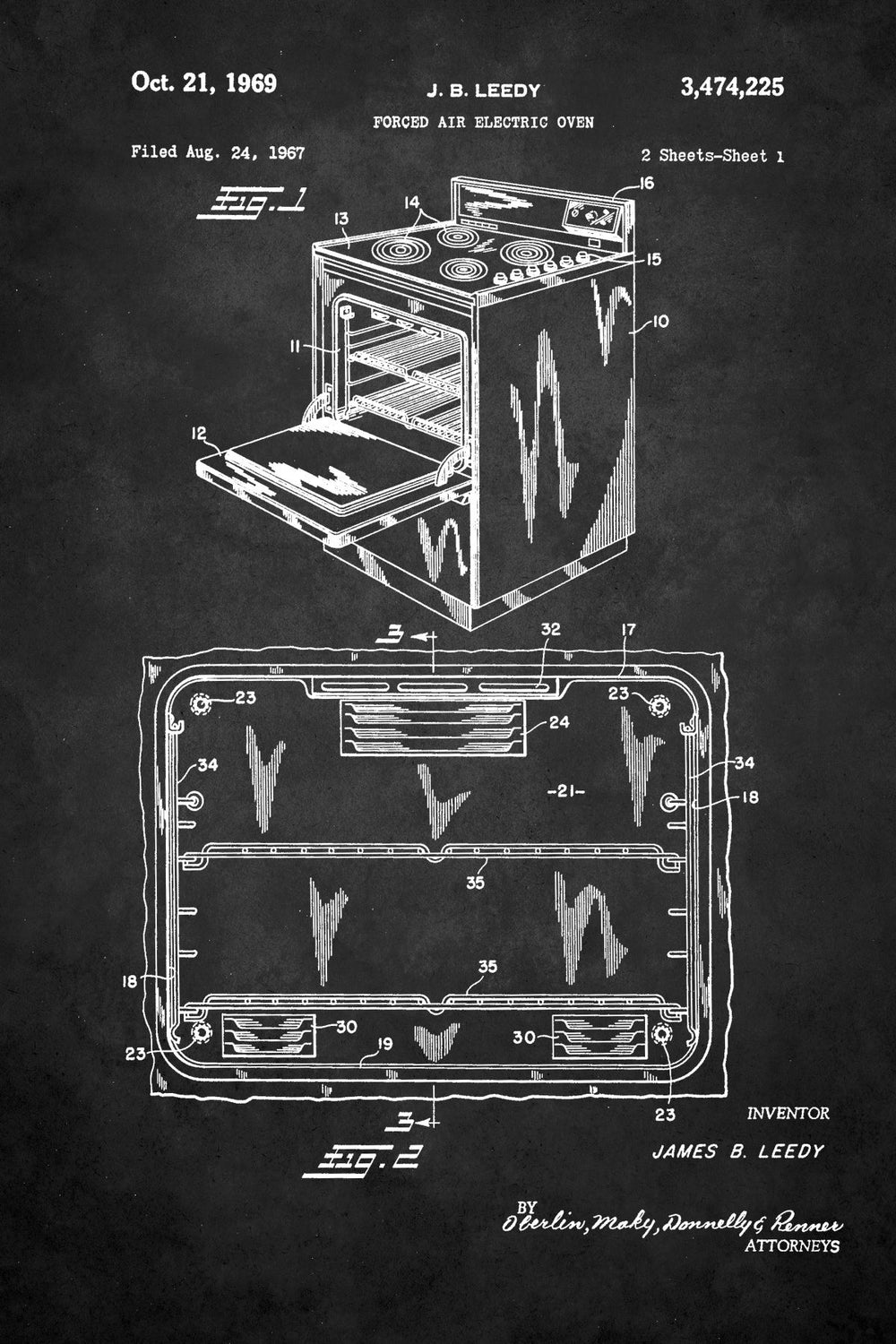 Electric Oven BW Patent