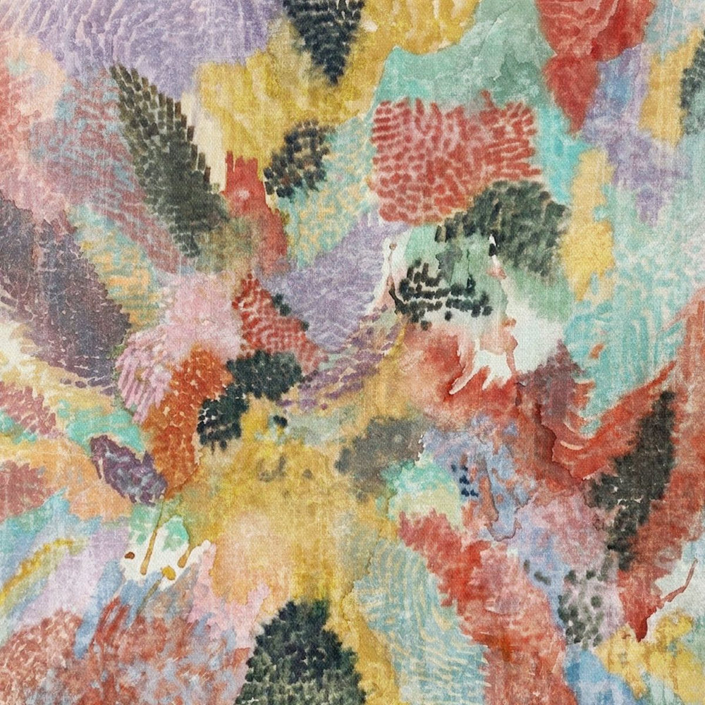 Colorful Abstract Watercolor Splatters