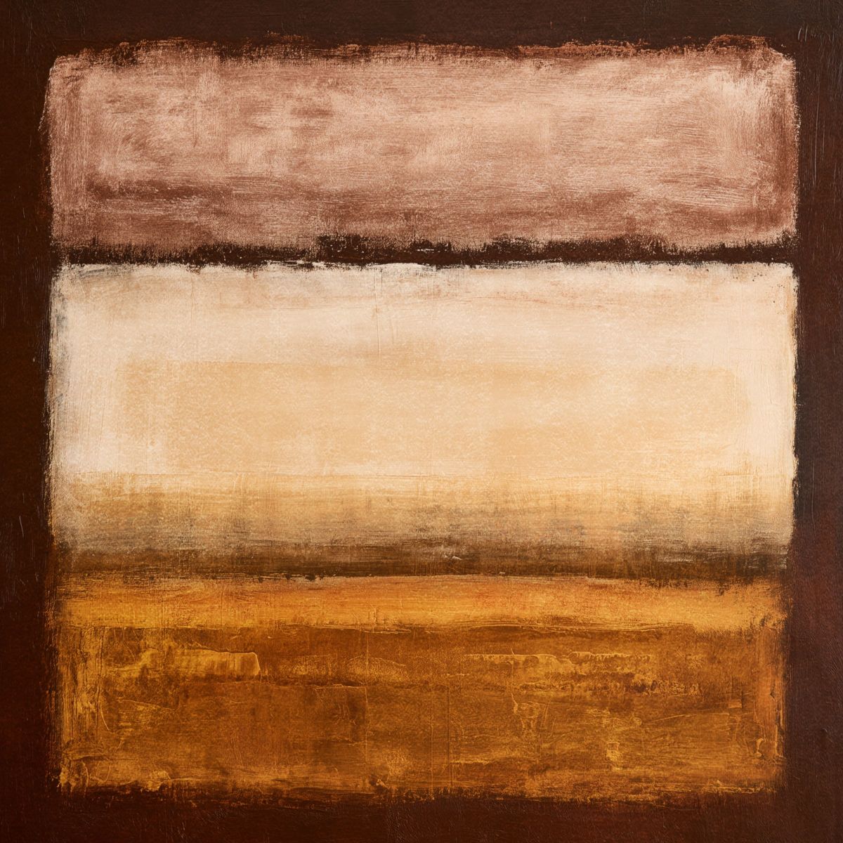 Earth Toned Geometric Color Field