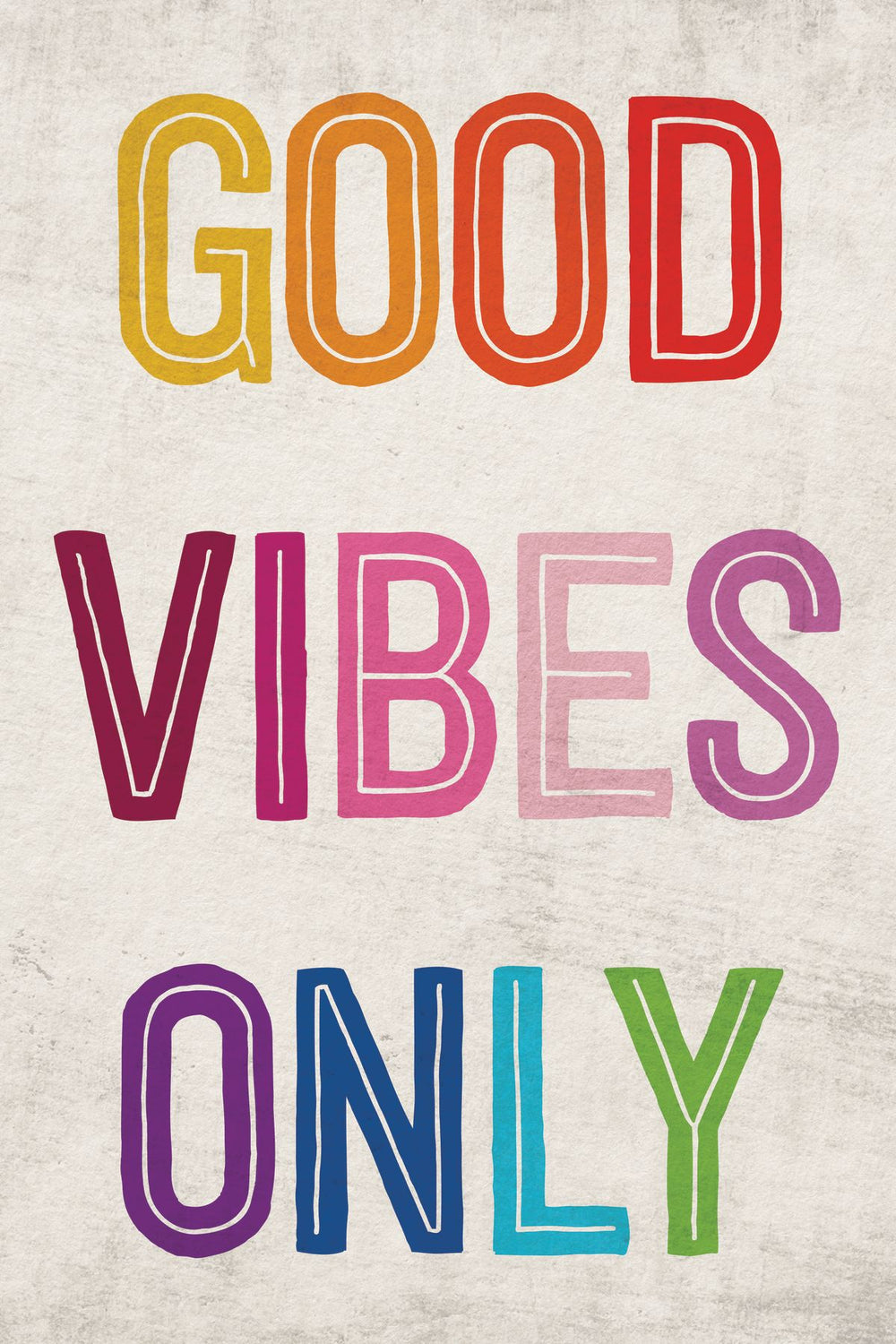 Good Vibes Only LGBT Typography