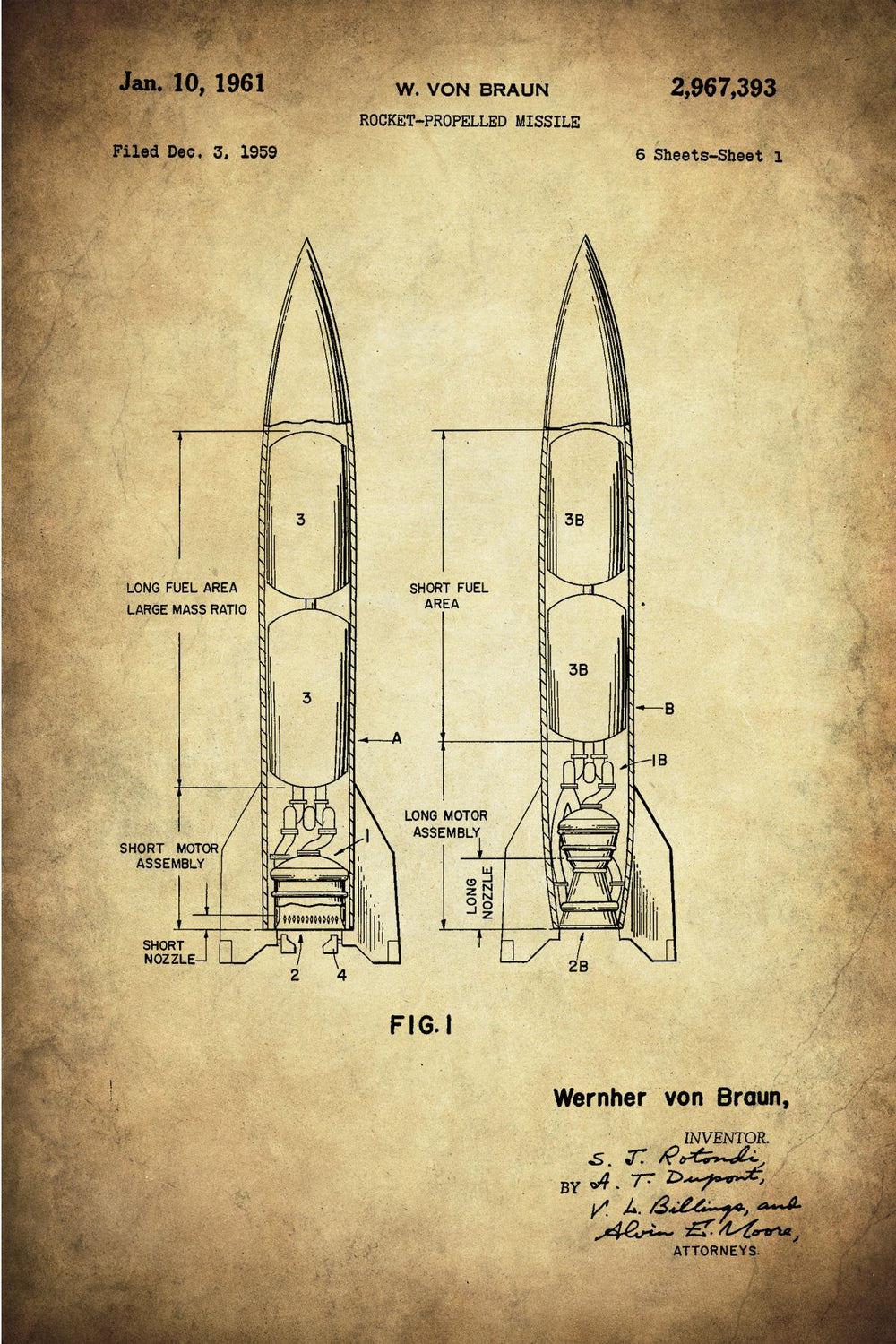 Rocket Propelled Missile Patent