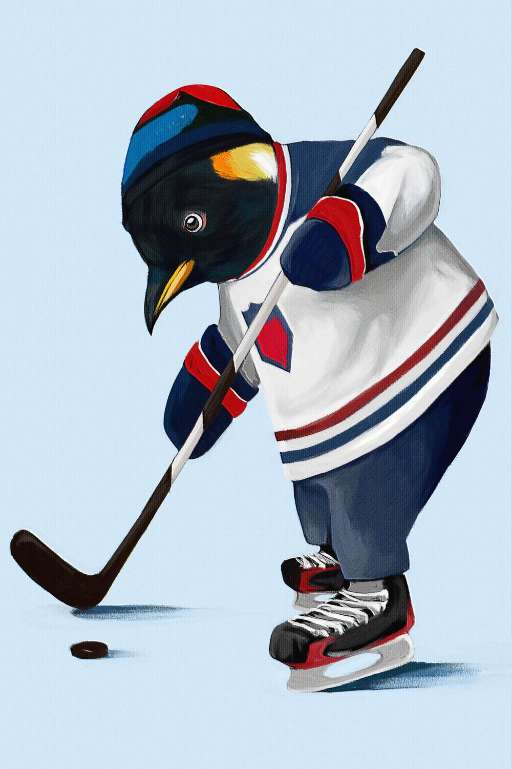 Sporty Penguin - Ice Hockey