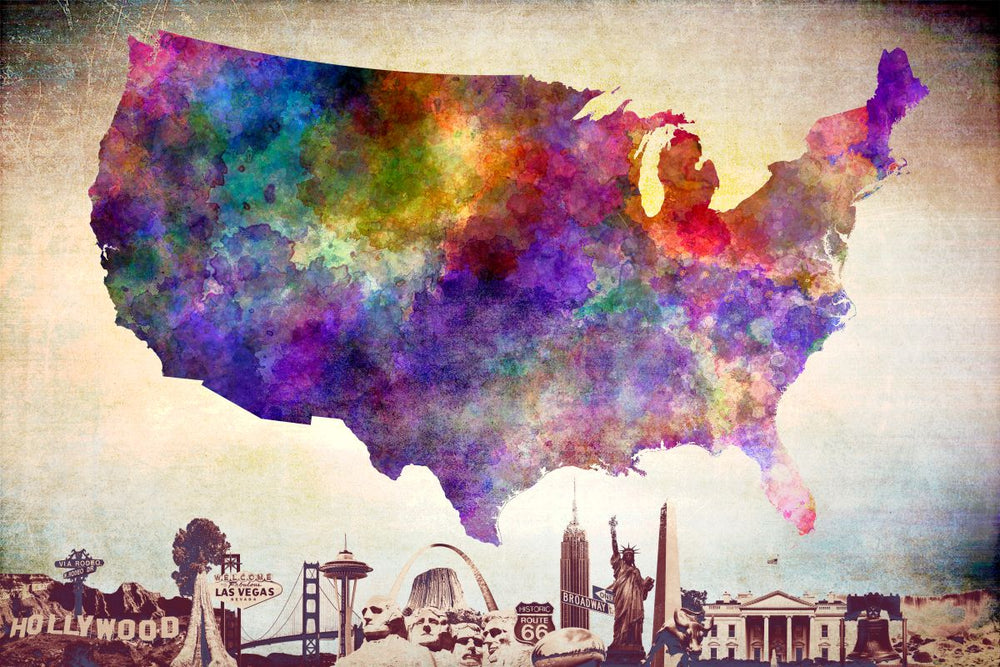 Chromatic USA Map