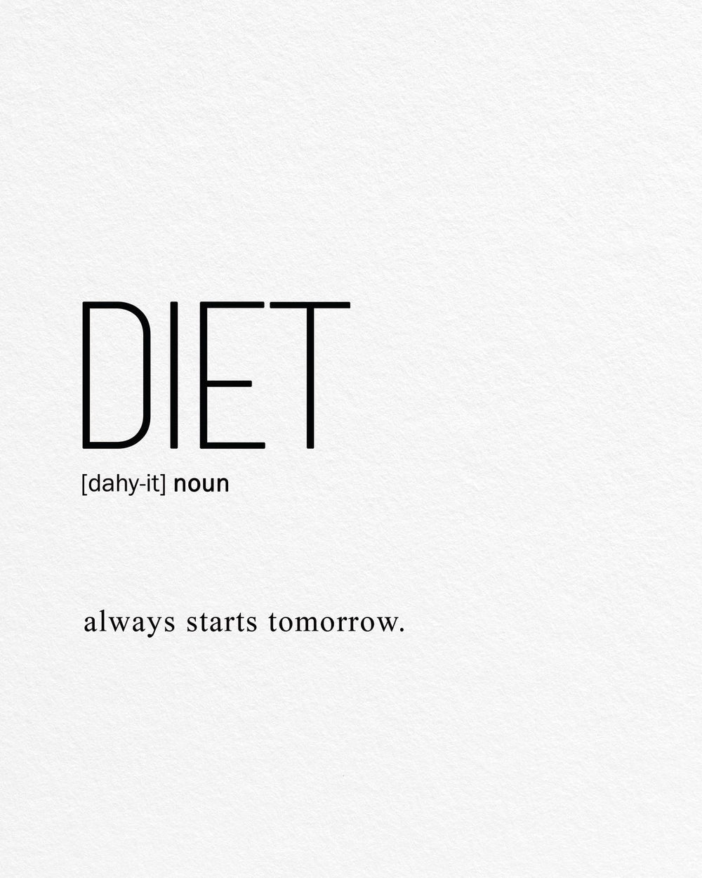 Diet Definition