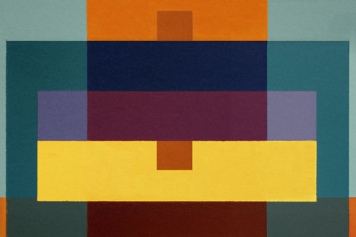 Geometric Color Study with Rectangles