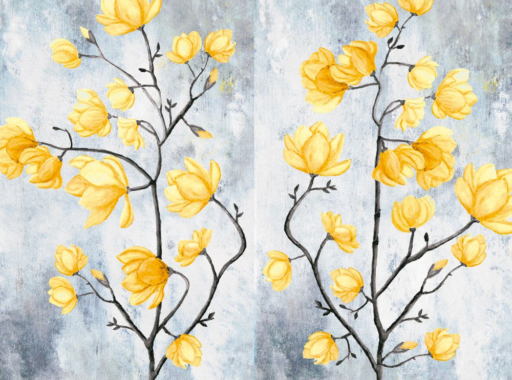 Bright Yellow Magnolias