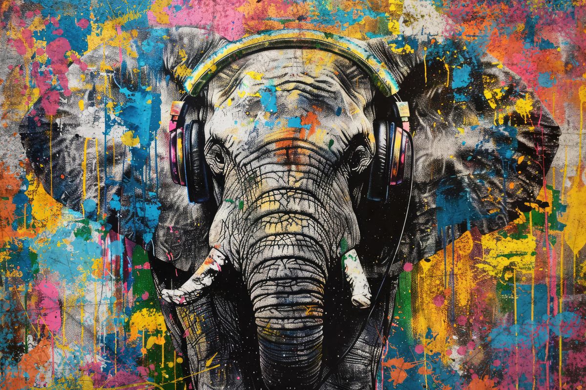 DJ Elephant Grafitti
