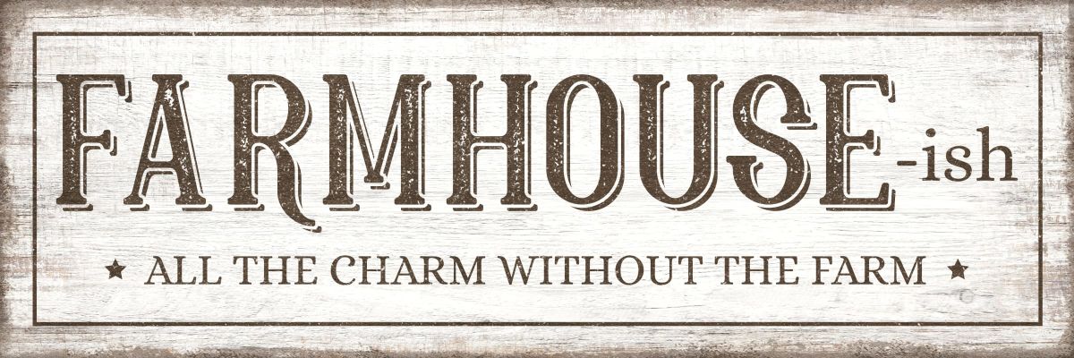 Farmhouse-ish White Wood Style