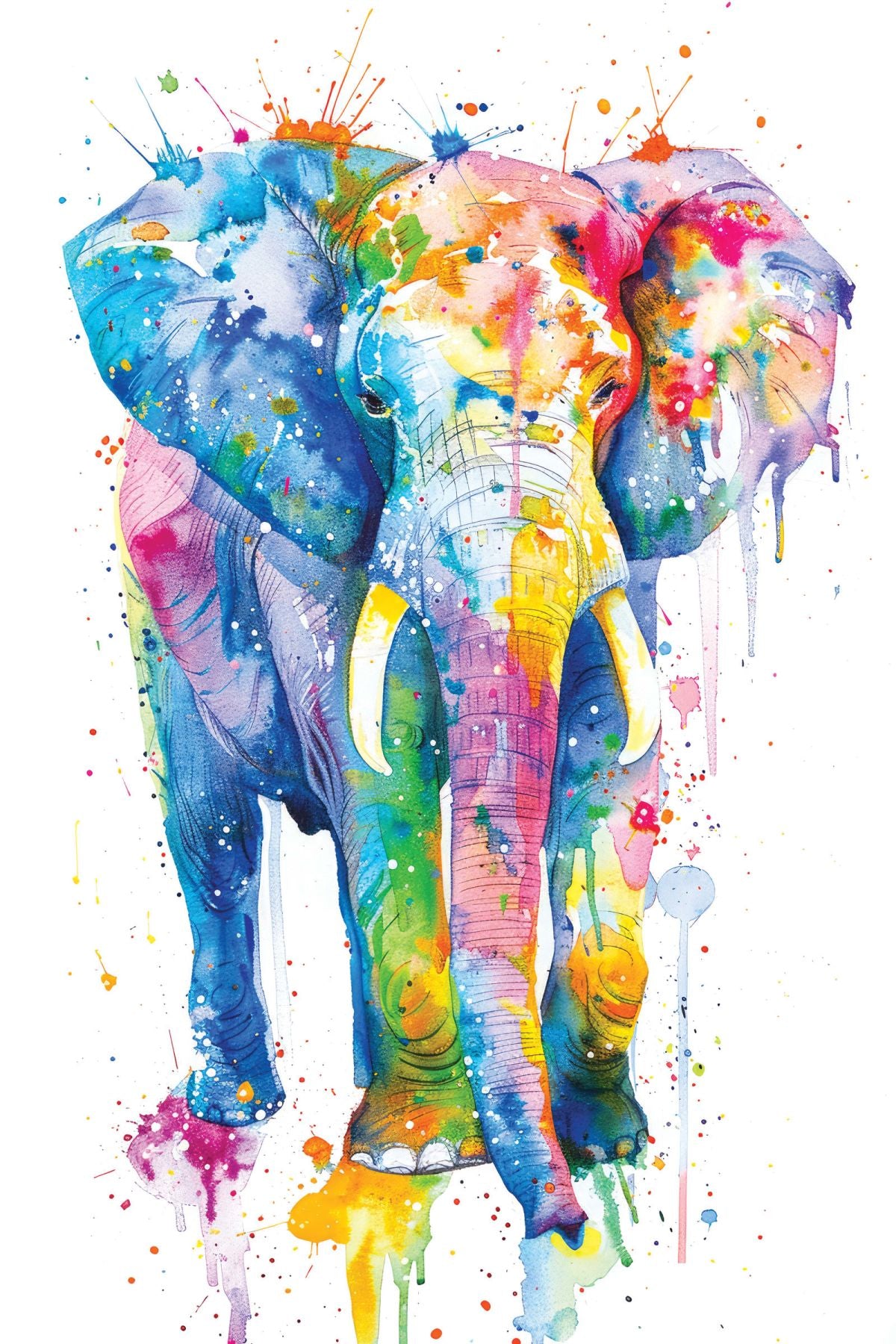 Elephant Color Splash