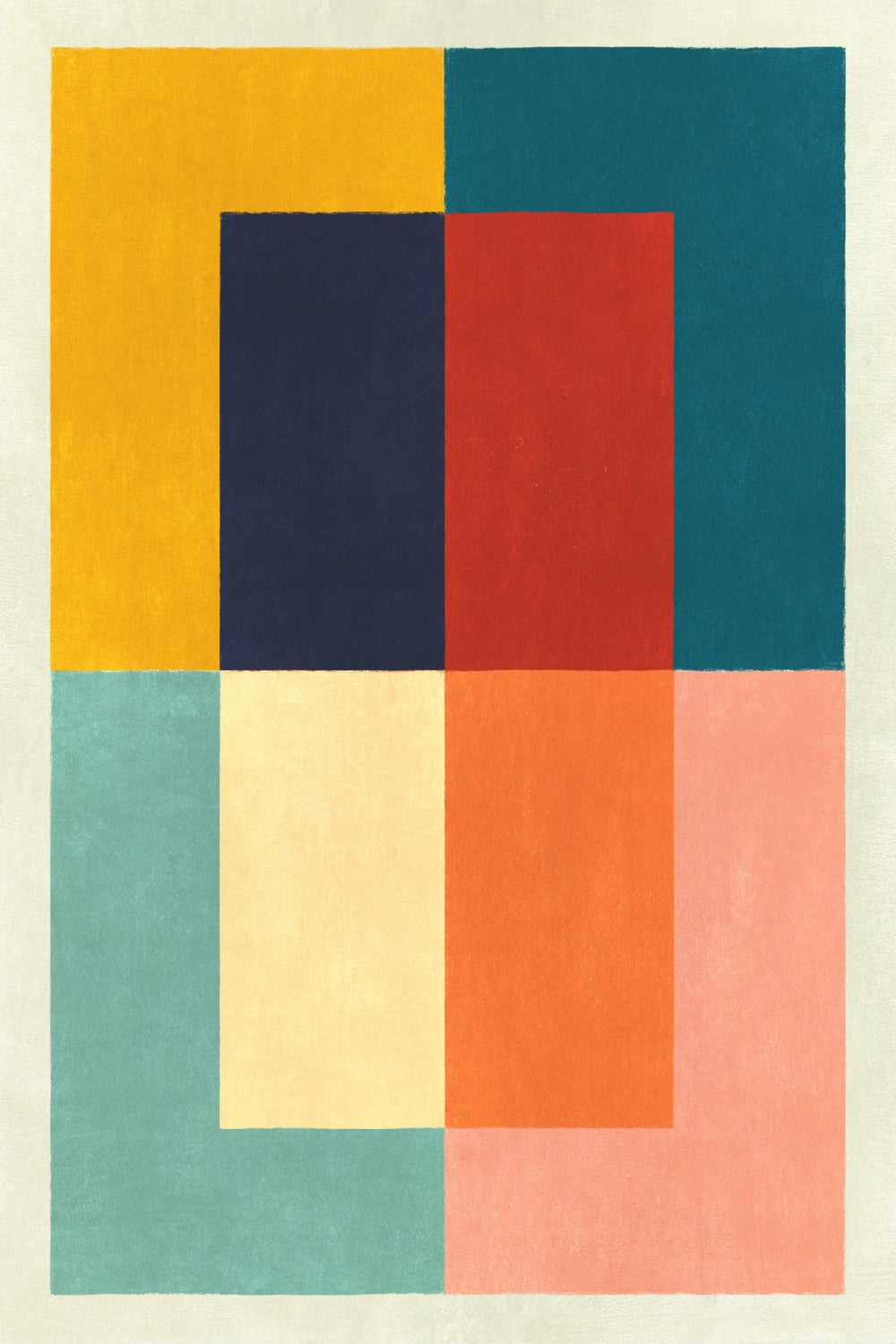 Multicolor Block Abstract