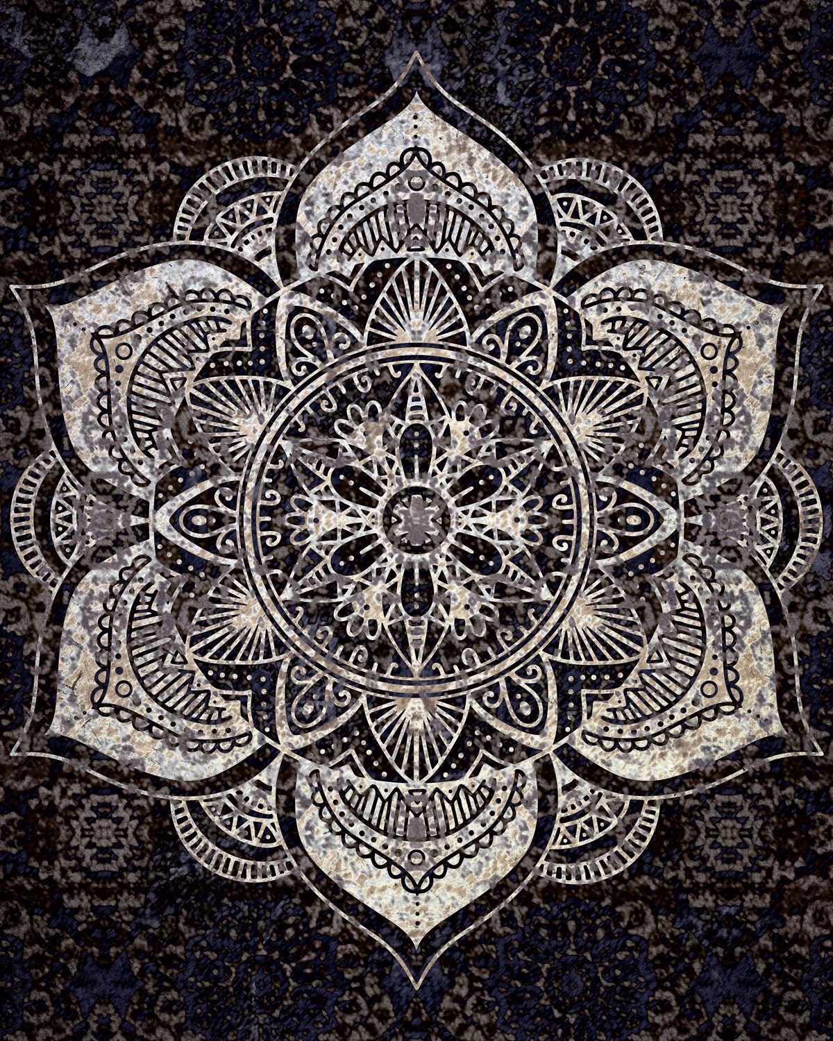 Black And White Mandala