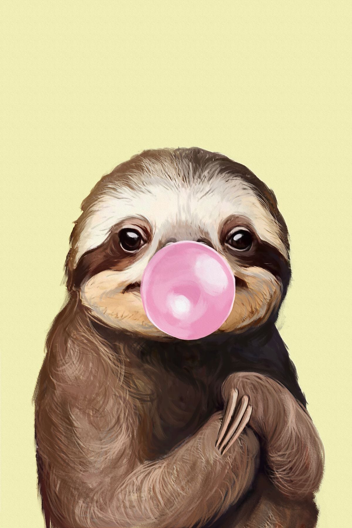 Bubble Gum Sloth I