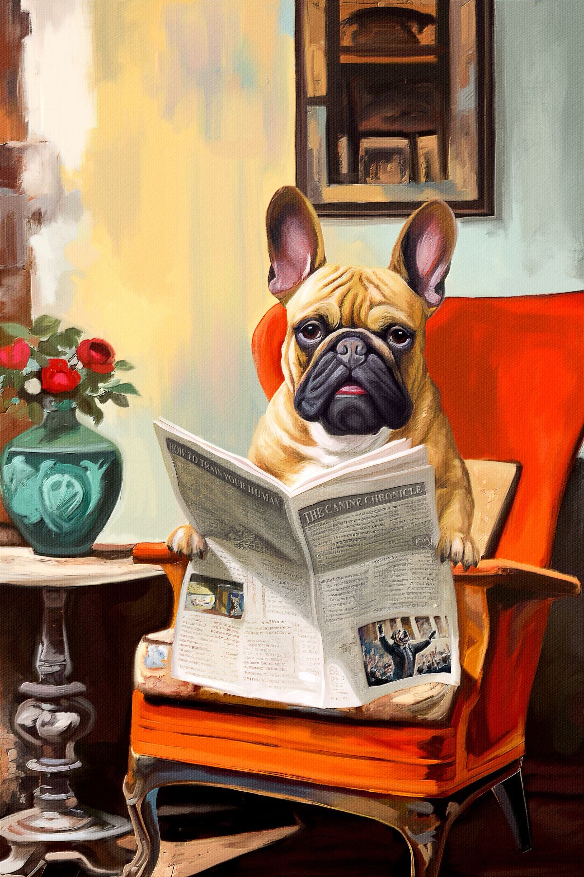 French Bulldog Reading News