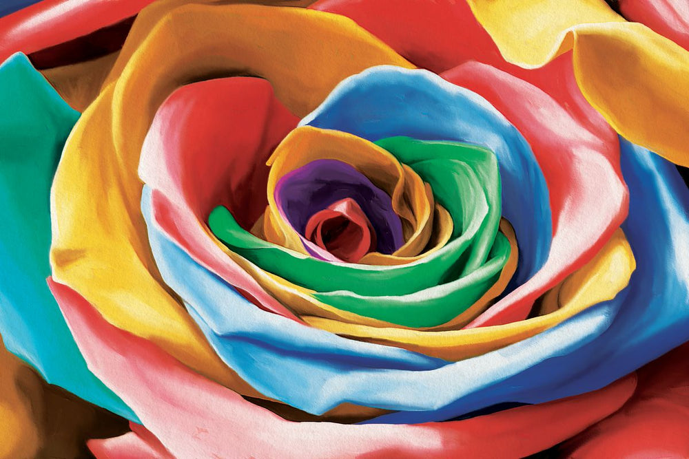 Eccentric Rainbow Rose