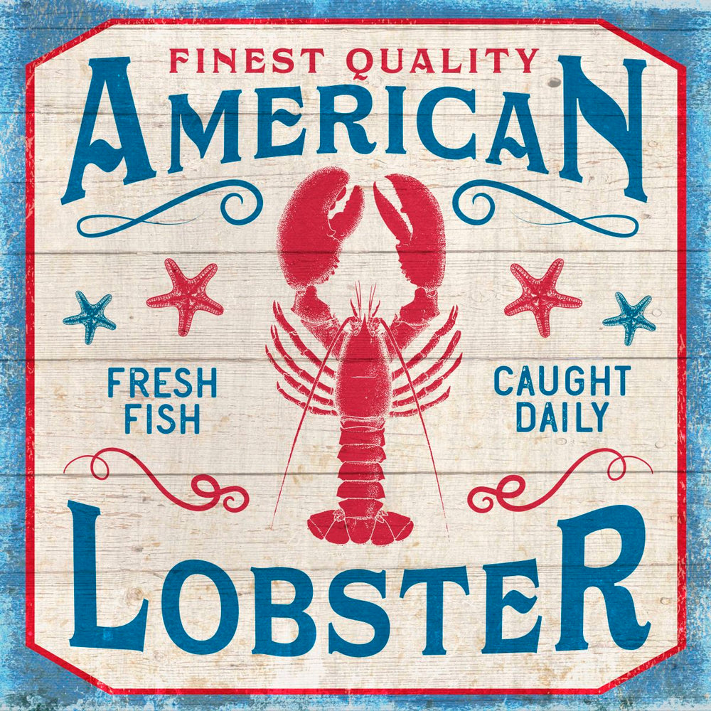 Finest Quality American Lobster Sign Wall Art