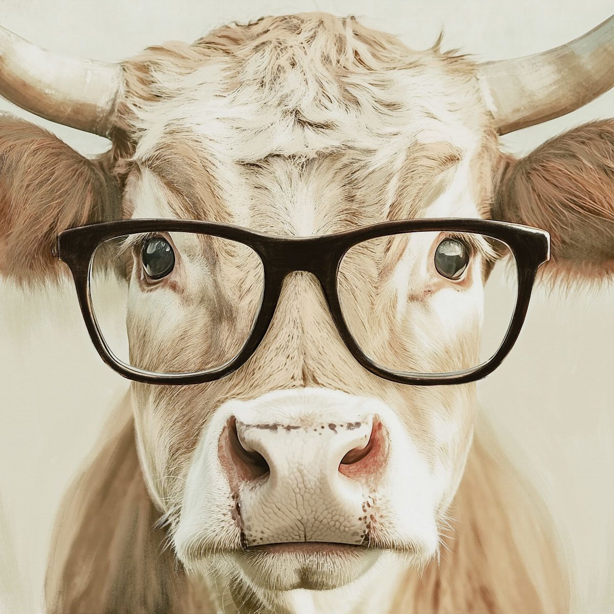 Smart Highland Cow