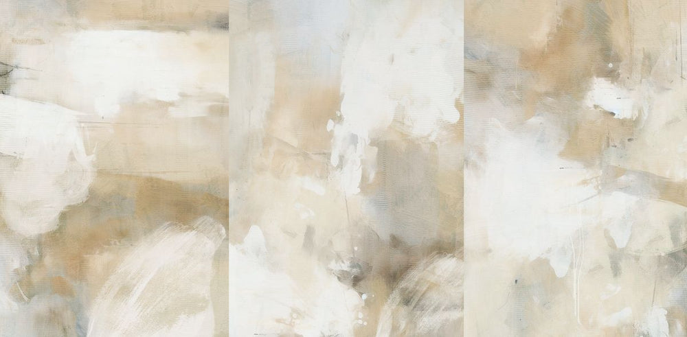Soft Smudges Abstract Triptych