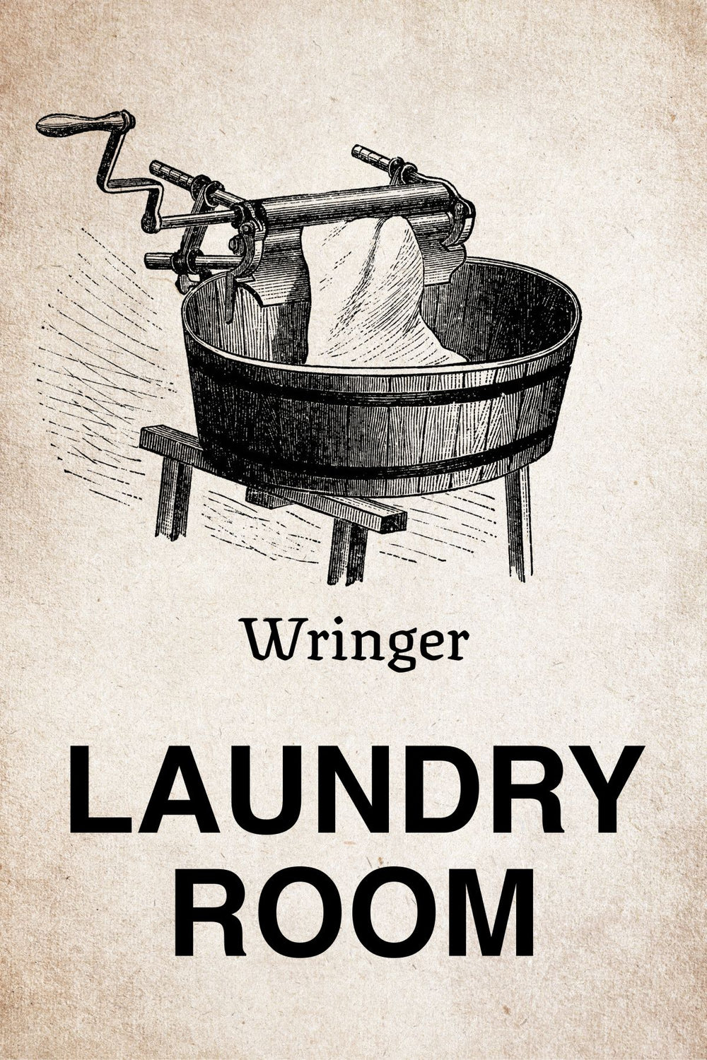 Wringer Laundry Room