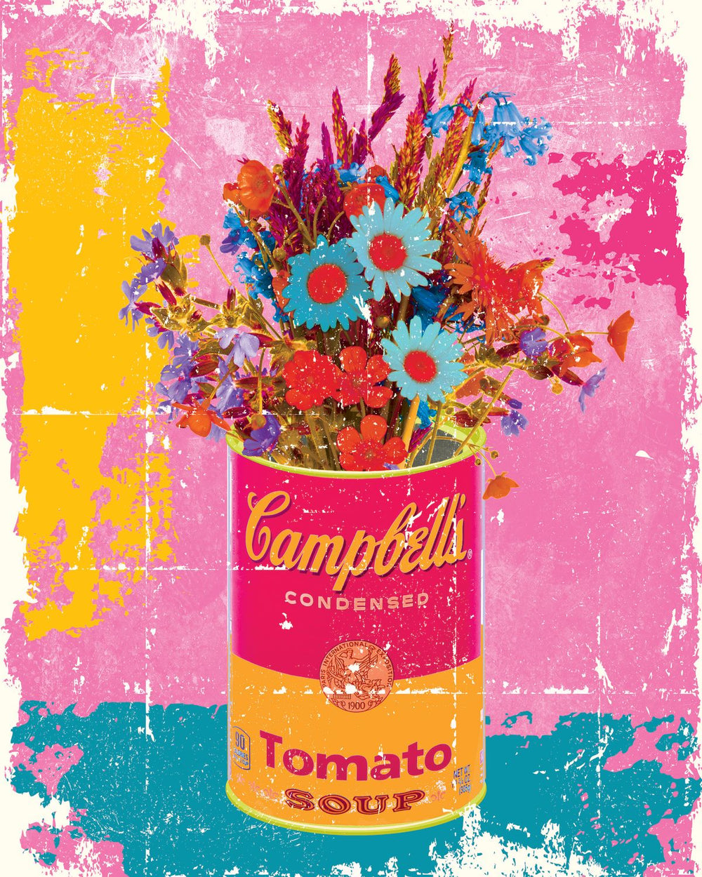 Flowers In Soup Can