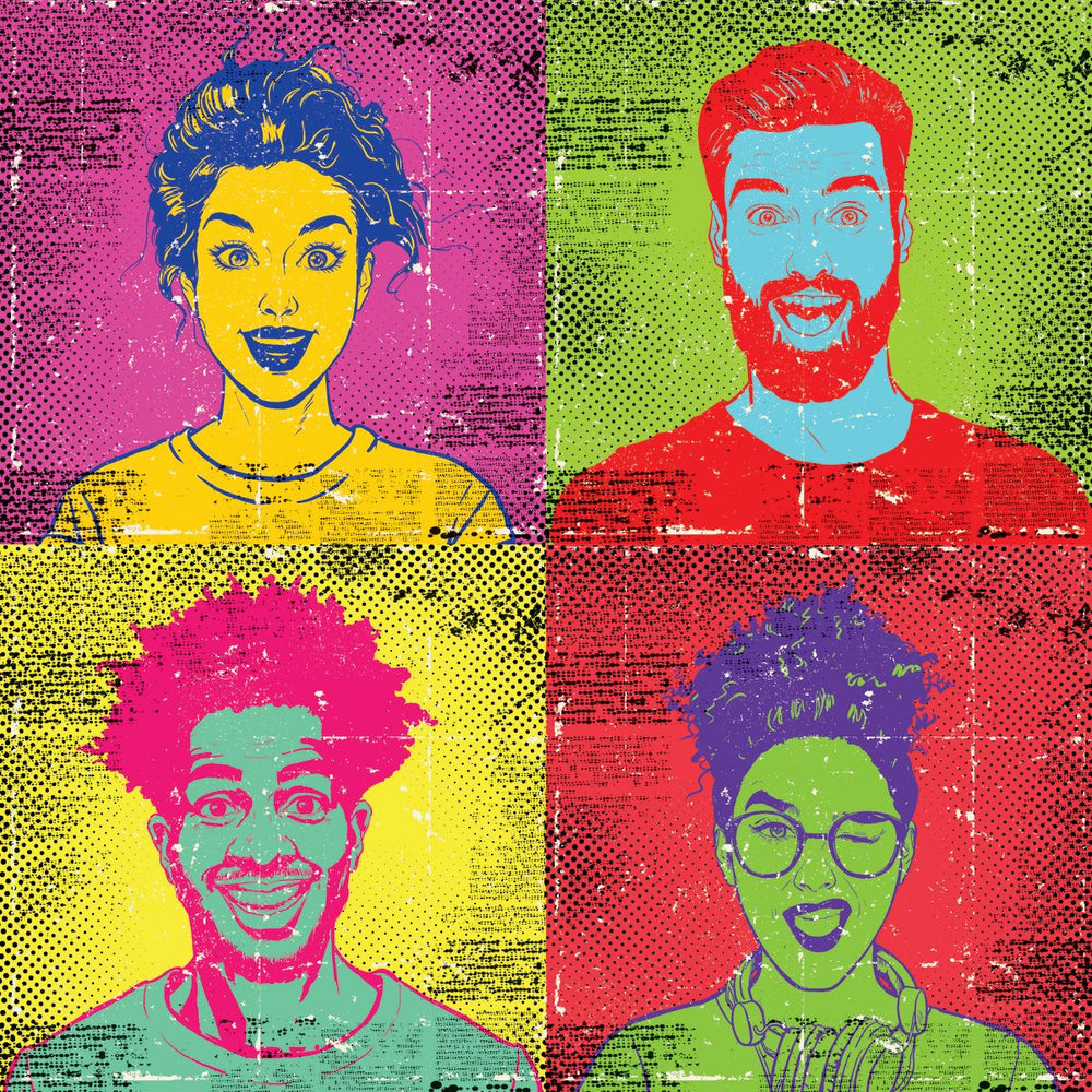 Halftone Pop People