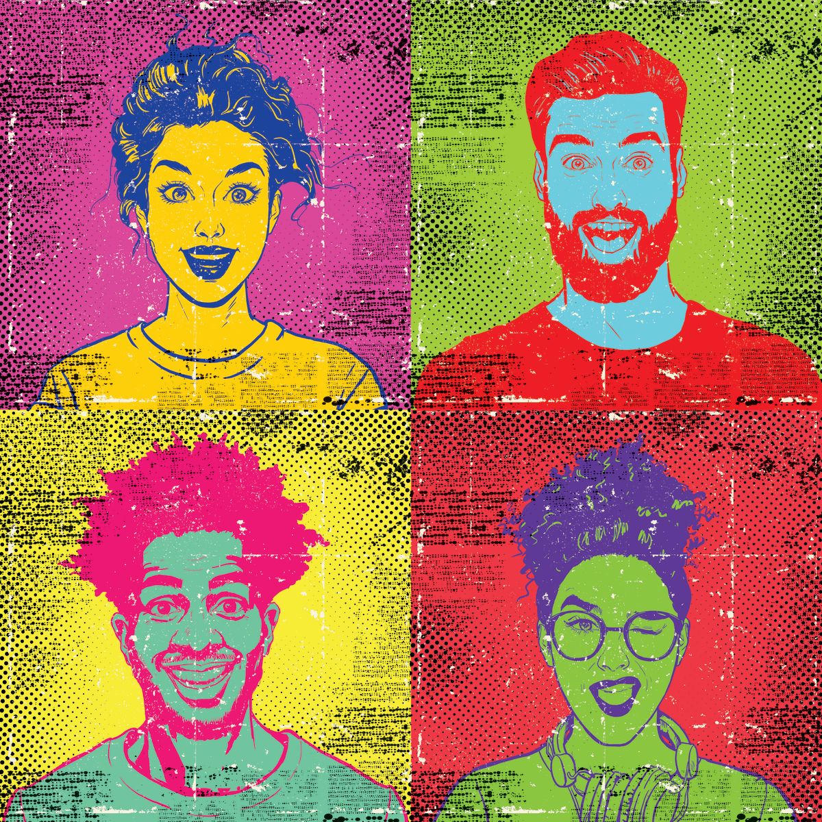 Halftone Pop People