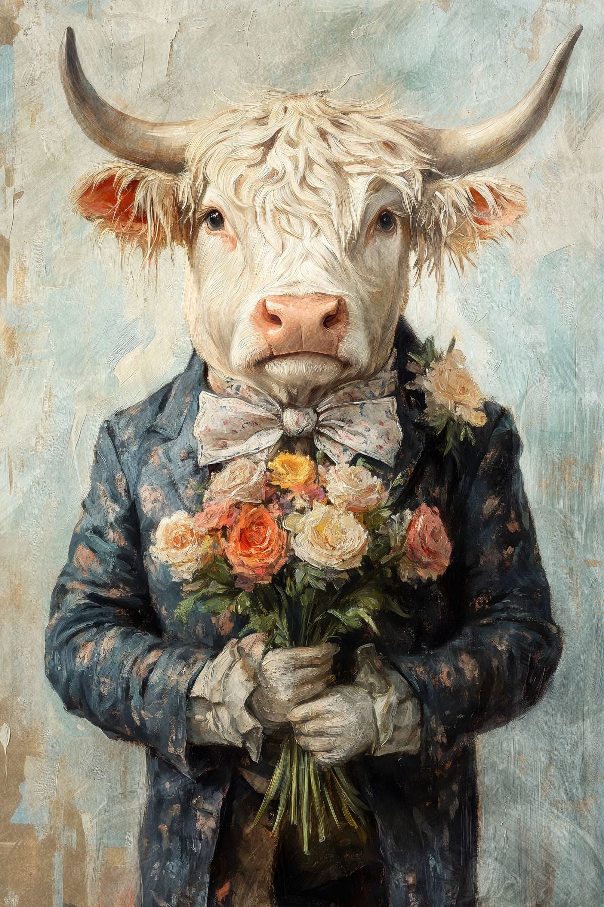 Highland Cow Ready For Love