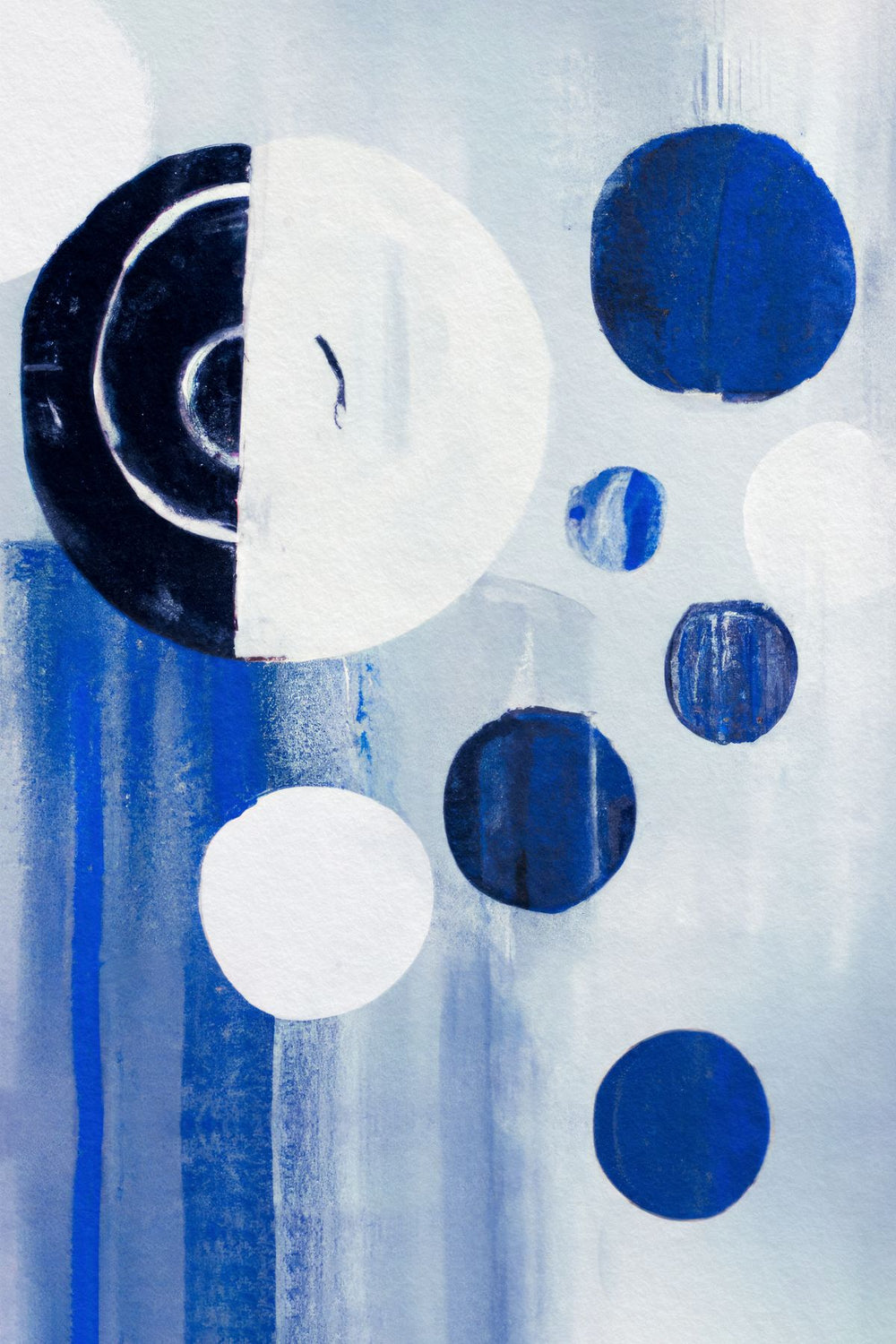 Abstract Spheres Of Blue