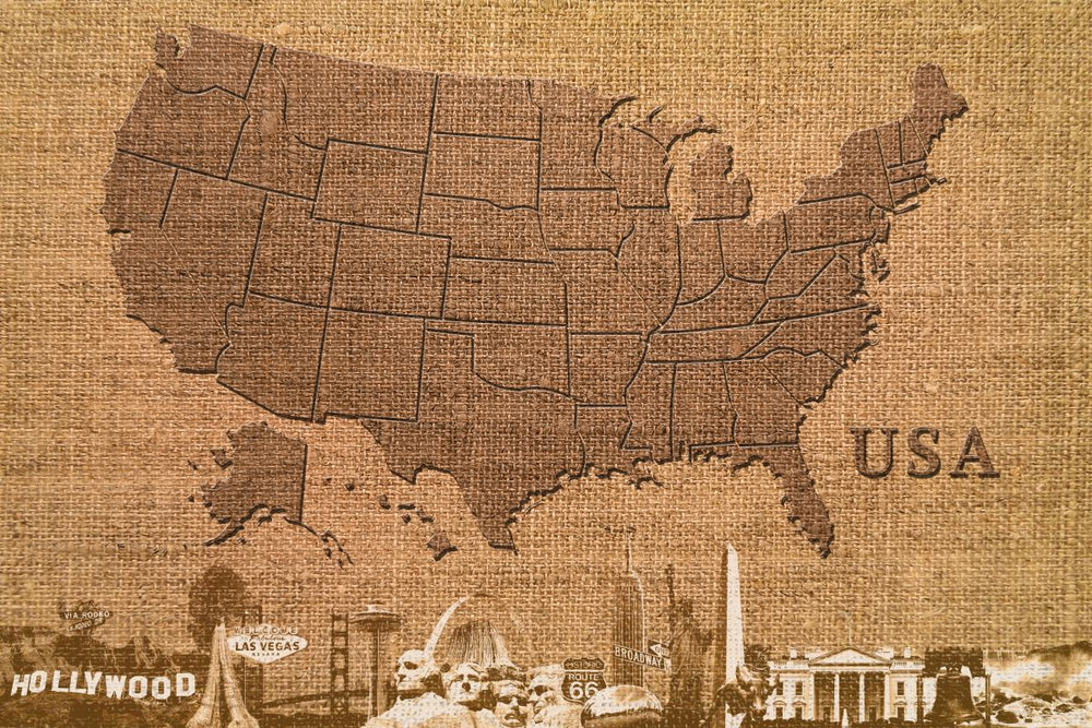 Jute USA Map